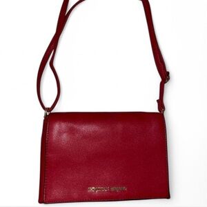 christian siriano red purse crossbody shoulder bag
